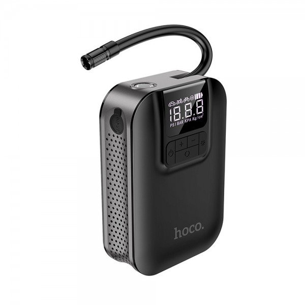 Hoco S53 Mini Τρόμπα Δαπέδου με Μανόμετρο